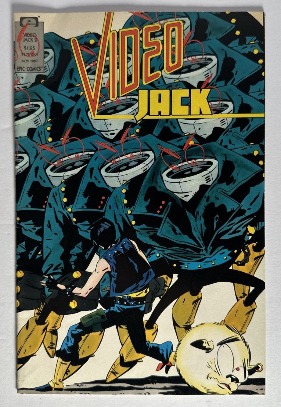 Video Jack Vol. 1 No. 2 November 1987 Epic/Marvel Comics First Printing NM (9.4)